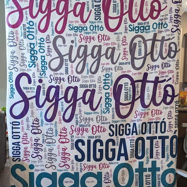 Custom Blanket With Name