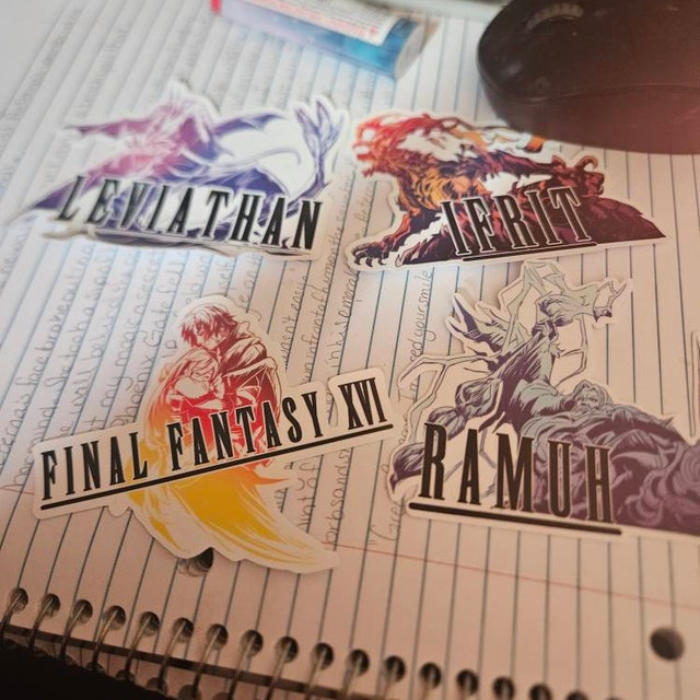 Final Fantasy 16 Clive Rosfield and Jill Warrick Sticker / Magnet