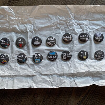 Chore Magnets Chore Chart Chores Custom Chores Kids Jobs Visual ...