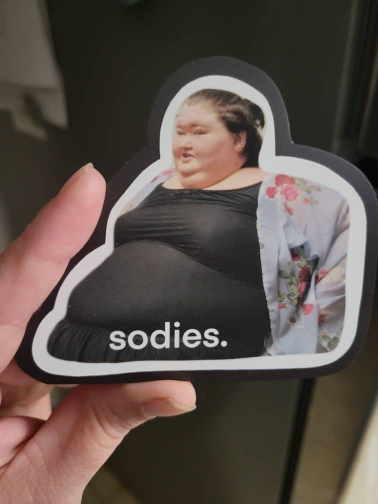 Amy Slaton magnet, 1000 lb sisters magnet, funny fridge magnet, sodies, TLC show, 1000 pound sisters, my 600 pound life, my bills are paid