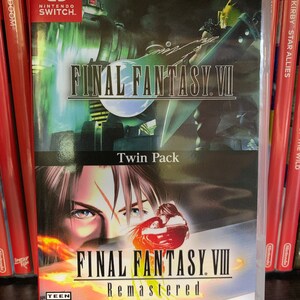 Final Fantasy VII VIII Twin Pack (7 8) - Custom Nintendo Switch