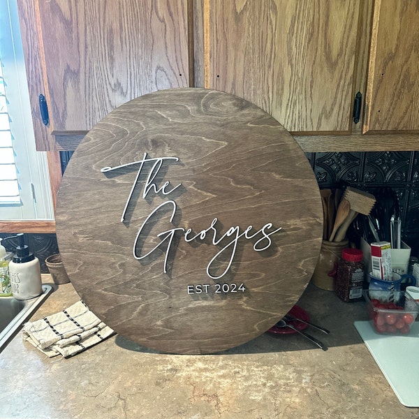 Custom Wood Wedding Guest Book Sign, Layered Wood Decor - Etsy