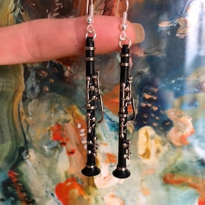 Orecchini A Clarinetto In Scatola Legno – Miniblings – Gioielli Moda Per Musicisti
