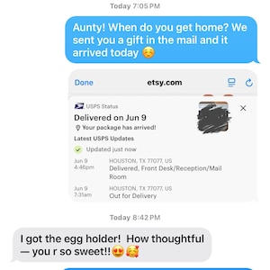 Elizabeth added a photo of their purchase