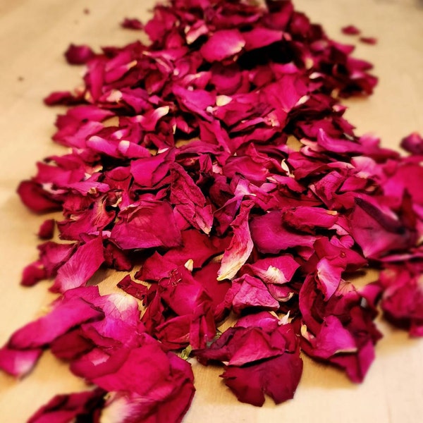 Natural Dried Rose Petals: Eco-friendly Wedding Confetti - Etsy