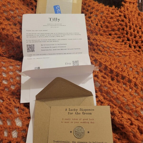 1947 Lucky Sxpence Con Great Brtan George V Perfect - Etsy - Foto 9