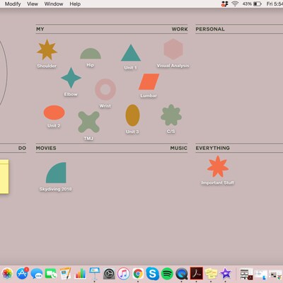 Desktop Organizer & Folder Icons Instant Download 4 Colors. - Etsy