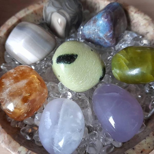 Chalcopyrite Tumbled Stone, Crystal Gemstone Polished Natural High ...