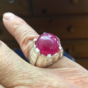 Original Ruby Ring Real Ruby Ring Afghanistan Natural Ruby - Etsy
