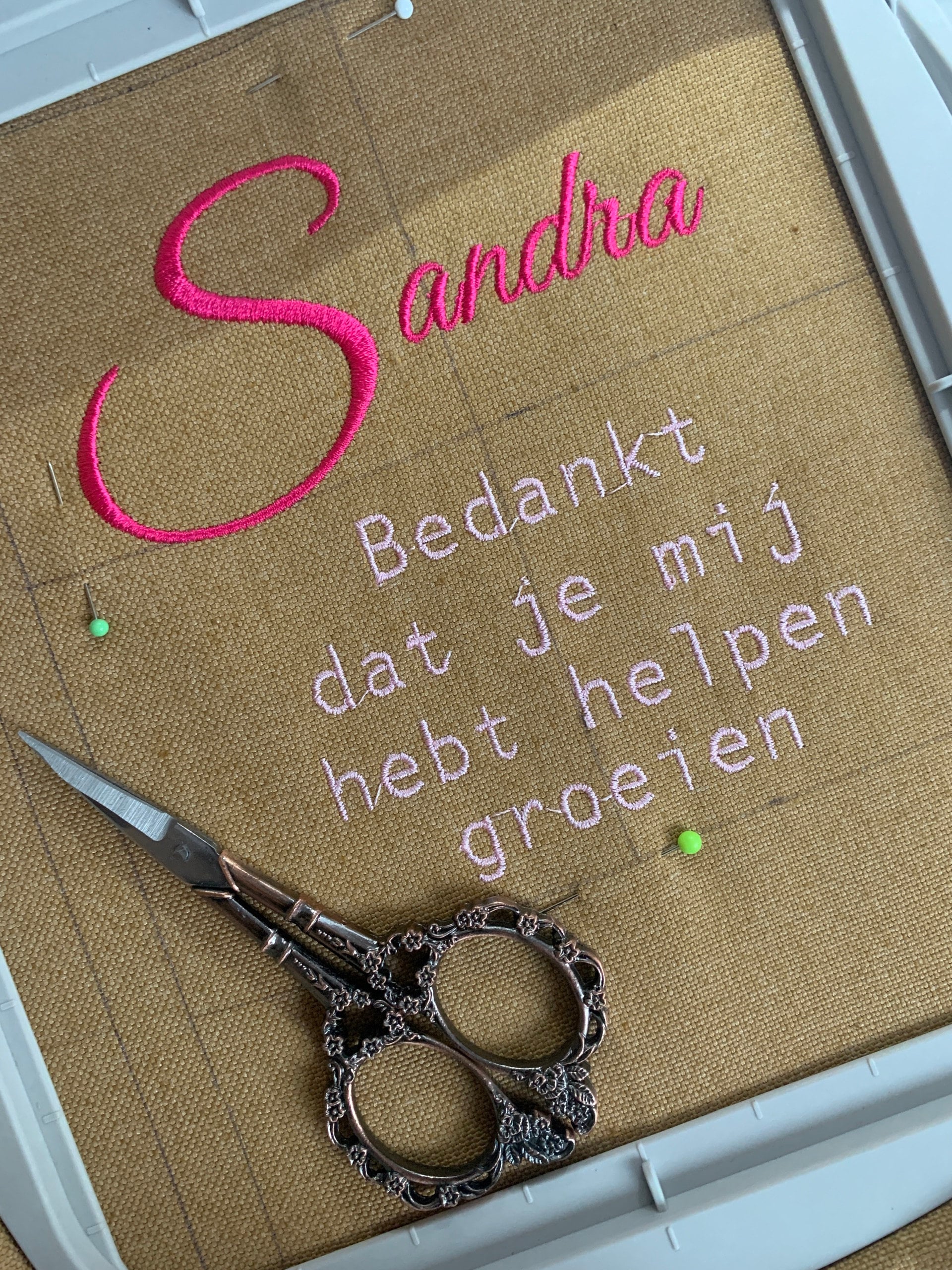 Customer photo for Stars - Embroidery font