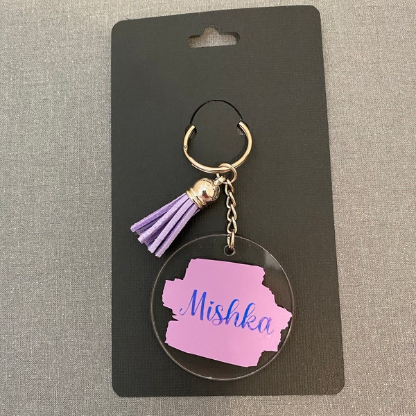 Keyring Display Card Svg, DXF, PNG, PDF, Key Ring Tag Svg, Keyring ...
