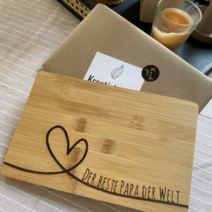 Bambus Schneidebrett Frühstücksbrett – 25x17 Cm Produktbild-Vorschau 4