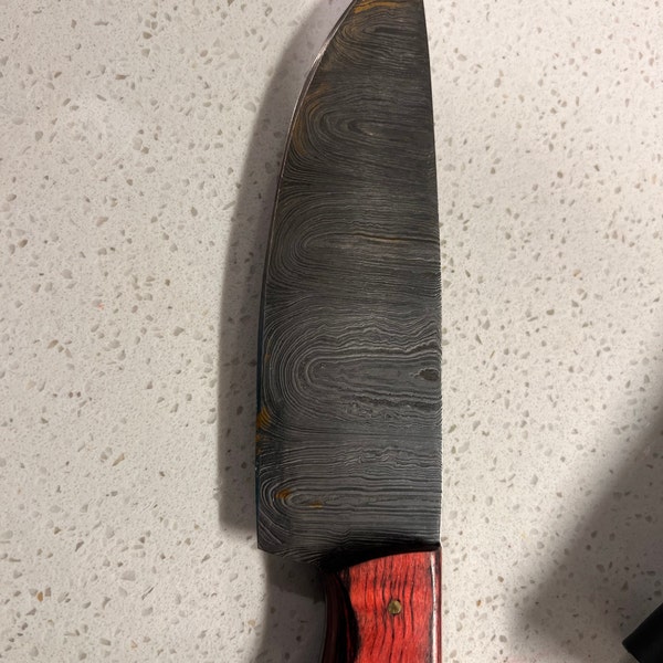 Handmade Damascus Steel Kitchen Knife Collection