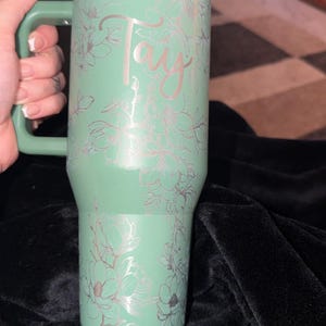 Taylor added a photo of their purchase