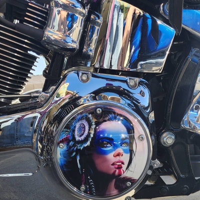 custom harley davidson fuel door