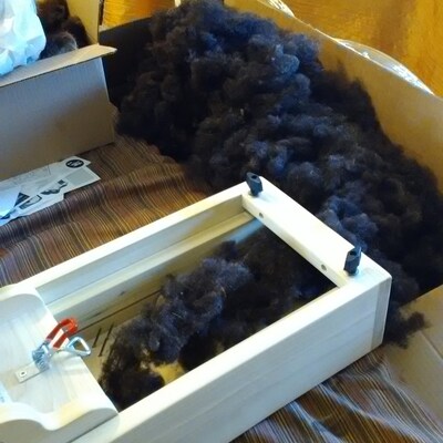 Adjustable Box Wool Picker bam Fiber Works Original - Etsy