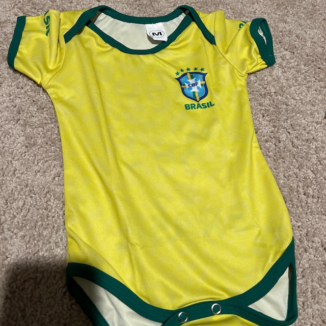 Brasil Home Baby Jersey, Color Yellow/ Green - Etsy