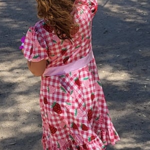 Proper Peony Girls Blue Pumpkin Patch Twirl Dress