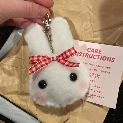 Miffy Plush Keychain/phone Charm // Bunny, Pastel, Kawaii, Soft, Easter ...