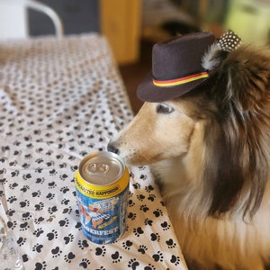 Felt Bavarian Oktoberfest Pet Hat - Adjustable Dog & Cat Costume Hat For Halloween & Parties
