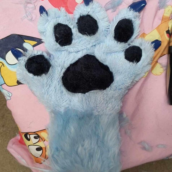 Puffy 5 Fingered Paw Digital Pattern (PDF DOWNLOAD) - Etsy