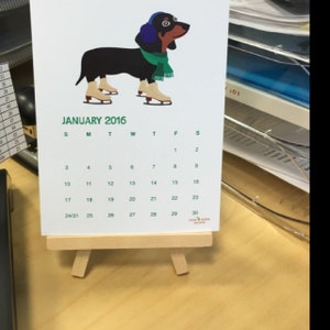 Dachshund Calendar - Mini - Digital Download - Etsy