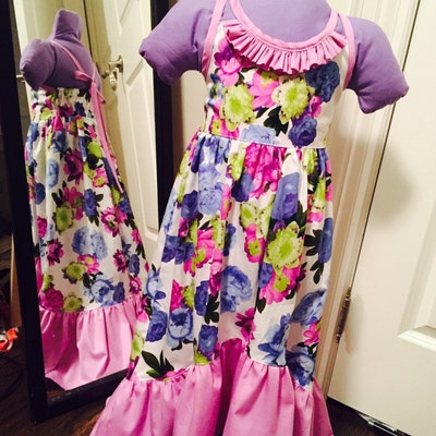 Girls Dress Pattern, PDF Sewing Patterns, Girls Sewing Pattern, Maxi ...