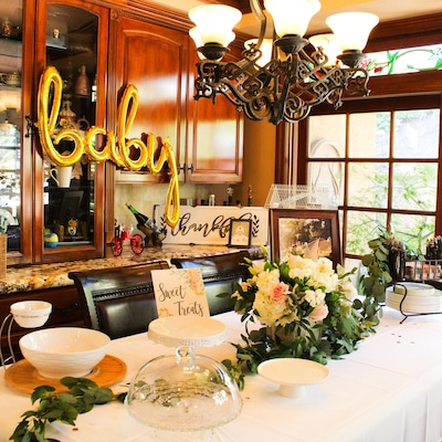 Green and Rose Balloons Light Green Wedding Decor Green and Blush