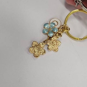 Louis Vuitton Pop Flower Gold Charm Keychain - A World Of Goods