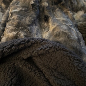 Chanasya Wolf Fuzzy Faux Fur Throw Blanket - Etsy