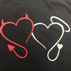 Devil Heart,angel Heart,instant Download,svg, PNG, EPS, Dxf, Jpg
