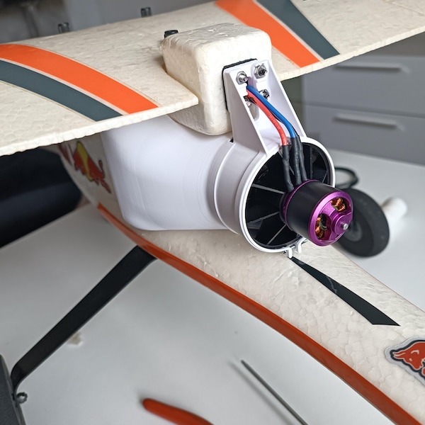 Aeroscout Jet Trainer: 50mm EDF Mounting Kit, RC Airplane Upgrades - Etsy