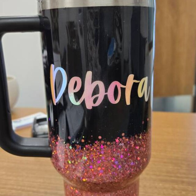 Blingy Glitter Ombre Chunky/large Glitter Stanley Tumbler - Etsy