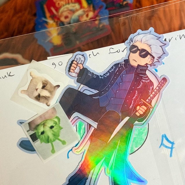 Plastic Patio Chair Vergil DMC5 Sticker - Etsy