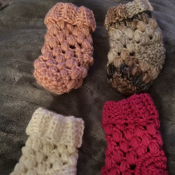 CROCHET PATTERN & VIDEO/ Bulky and Quick Puff Stitch Stocking, Crochet ...