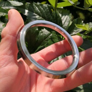 ステンレススチール製パンジャビ・シク教カダ：7ラインユニセックス