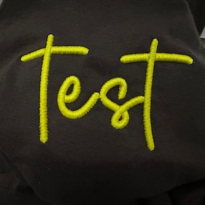 Rustic Charm 3D Puff Cursive Script Embroidery Font 6 Sizes, Instant ...