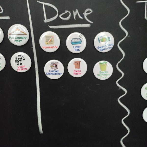 Custom Picture Chore Magnets (set of 12) - Etsy