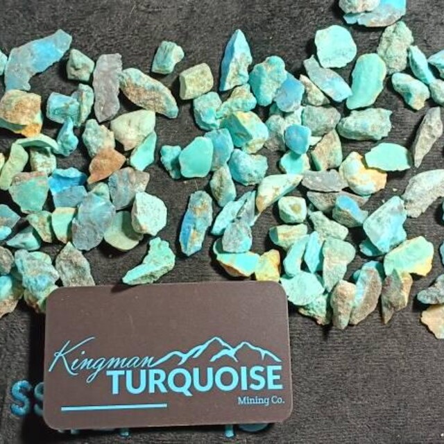 Kingman Turquoise Composite Brick - Etsy