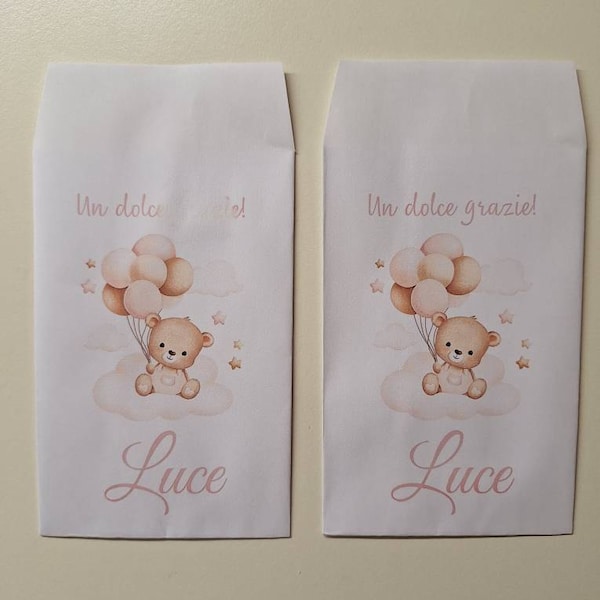 Bustine Di Semi Di Compleanno Personalizzate Con Semi / Bomboniere Per Feste Per Bambini / Sacchetti Regalo Per Feste Per Bambini / Regali Di - Foto 9