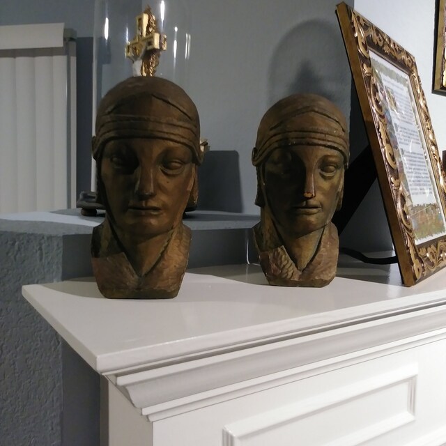 Vintage Snack Set Hawaiian Leaf 8 piece set