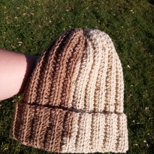 Easy Crochet Pattern-crochet Hat Ribbed 