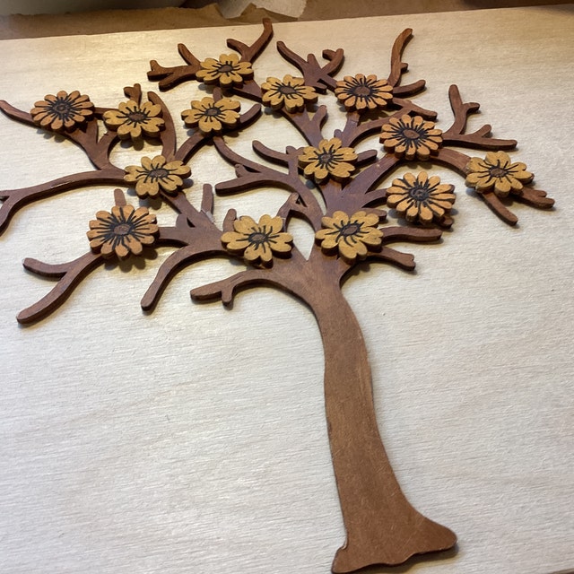 T306 Laser Cut MDF Heart Tree,ikea Frames,wooden Shapes for Crafts, Wooden  Craft Shapes, MDF Craft Shapes, MDF Shapes 