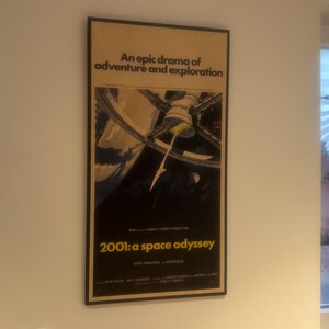 Large WOOD Wall Art 2001 a Space Odyssey Poster, Fanart Cinema