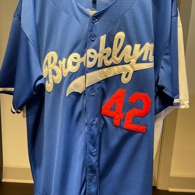 Throwback 1950's Robinson #42 Brooklyn Baseball Jerseys All