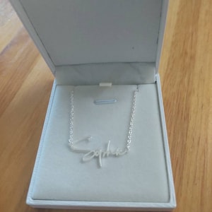 Personalized Silver Name Necklace,Custom Gold Plated Name Necklace, Personalized Name Jewelry for mum,Mothers Day Gift for mom,Birthday Gift
