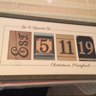 Custom Wedding Gift, Personalized Wedding Sign, Wedding Gift for Couple ...