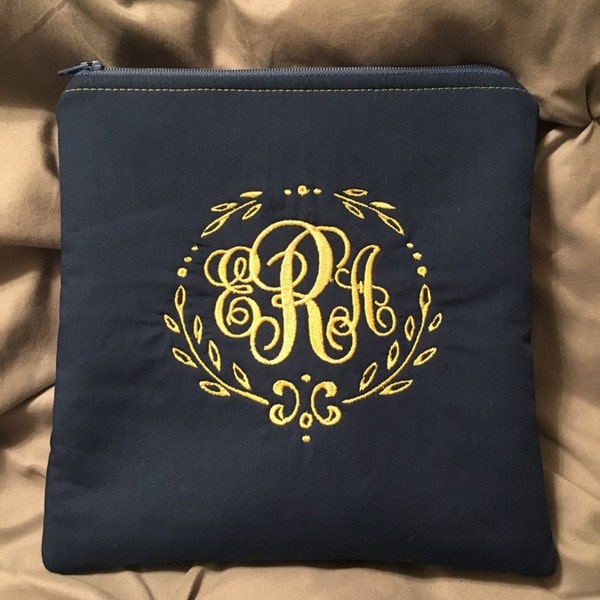 Scripty Monogram Font Embroidery File - 26 Letters -2 Sizes 2.75