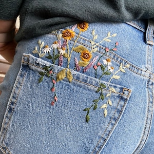Plant/floral Stick & Stitch 10 Inch - Etsy