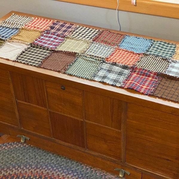Diy Rag Table Runner Primitive Rag Table Runner, Random Colors - Etsy